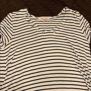 Black and white dress